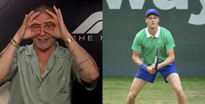 Brad Pitt e Jannik Sinner