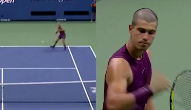 US Open, l’incredibile passante in corsa di Alcaraz: Opelka immobile, il pubblico esplode