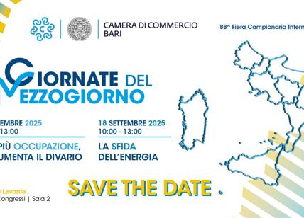 CCIAA Bari - Fiera del Levante: Le Giornate del Mezzogiorno