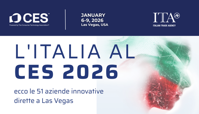 L'Italia al CES 2026: ecco le 51 aziende innovative dirette a Las Vegas