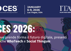CES 2026: dove prende forma il futuro digitale, presenti anche WhoTeach e Social Thingum