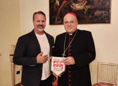 Lecce: cuccioli Lions in visita all'Arcivescovo