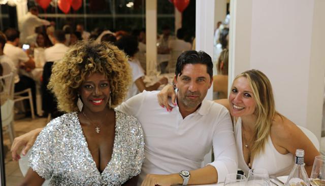 Sylvie Lubamba, Chiappucci, i tentatori di Temptation Island 2025... le star al White Dinner Water Show 2025