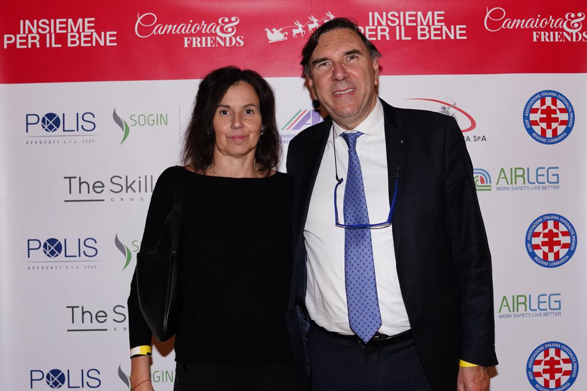 Daniele Damele, Presidente Fasi e moglie