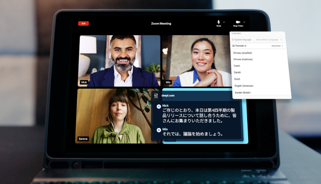 DeepL aggiorna Voice: nuove lingue, funzioni per riunioni e integrazione con Zoom