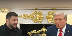 Donald Trump e Vladimir Zelensky (1)