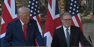 Donald Trump e Keir Starmer