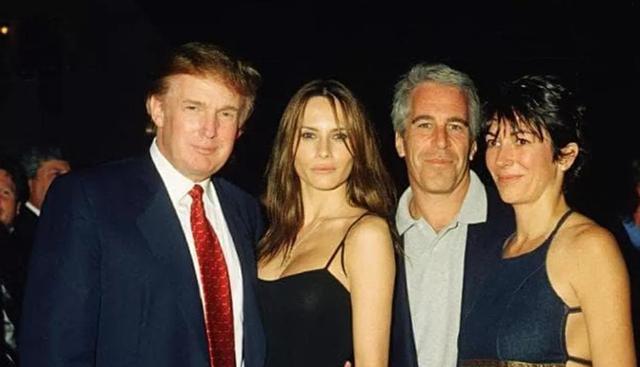 Donald Trump, Melania Trump Jeffrey Epstein e Ghislaine Maxwell Donald Trump, Melania Trump Jeffrey Epstein e Ghislaine Maxwell