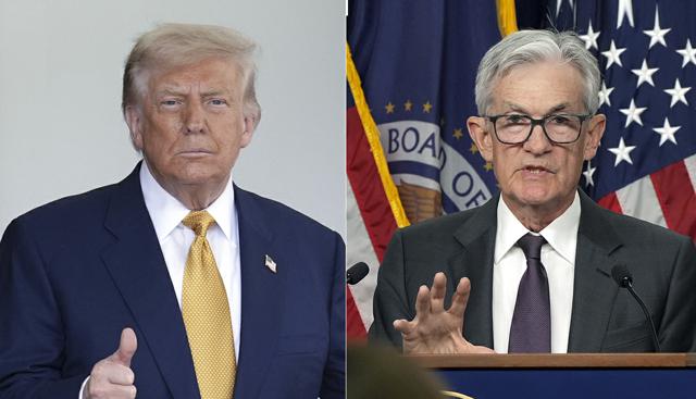 Donald Trump e Jerome Powell