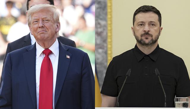 Donald Trump e Volodymyr Zelenskyy