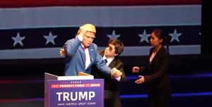 donald trump musical honk kong