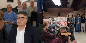 Emanuele Fiano contestato venezia