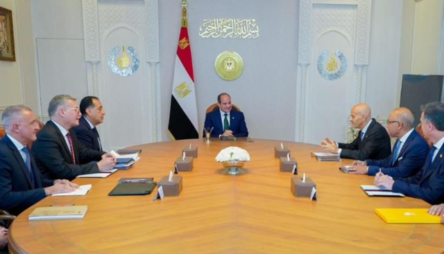 Eni, lâ€™incontro tra lâ€™AD Claudio Descalzi e il Presidente dell Repubblica Araba d'Egitto, Abdel Fattah Al-Sisi