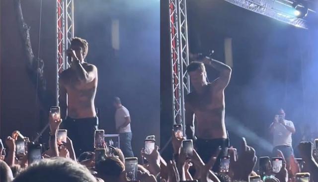 Fedez alla Festa dello Stocco risponde alle polemiche: "Andate orgogliosi, il resto mandatelo a fare in c…o"