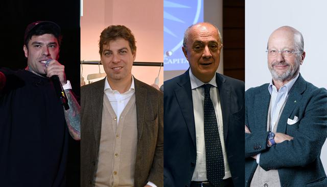 Fedez , Giuseppe Miroglio , Lorenzo Pellicioli e Marco Drago Fedez , Giuseppe Miroglio , Lorenzo Pellicioli e Marco Drago