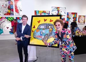 Fiat Topolino conquista gli USA: lâ€™arte di Britto sbarca a Miam