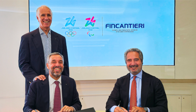 Fincantieri, siglato accordo di sponsorship con la Fondazione Milano Cortina 2026