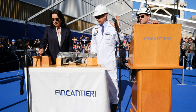 Fincantieri, varato a Palermo il nuovo traghetto Ro-PAX della Regione Siciliana