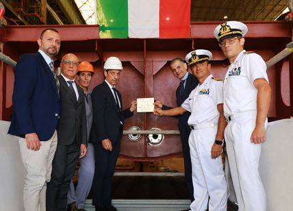 Fincantieri, avviata l’impostazione della prima fregata “FREMM Evo” a Riva Trigoso