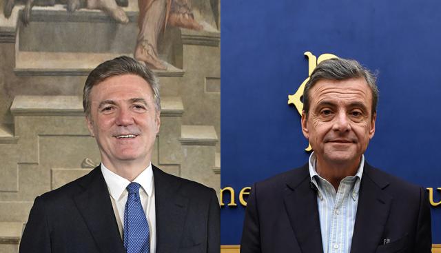Flavio Cattaneo e Carlo Calenda Flavio Cattaneo e Carlo Calenda