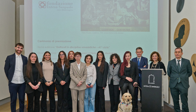 Fondazione Intesa Sanpaolo, consegnate le borse di studio per i progetti di dottorato in discipline umanistiche e tesi sulla disabilitÃ 