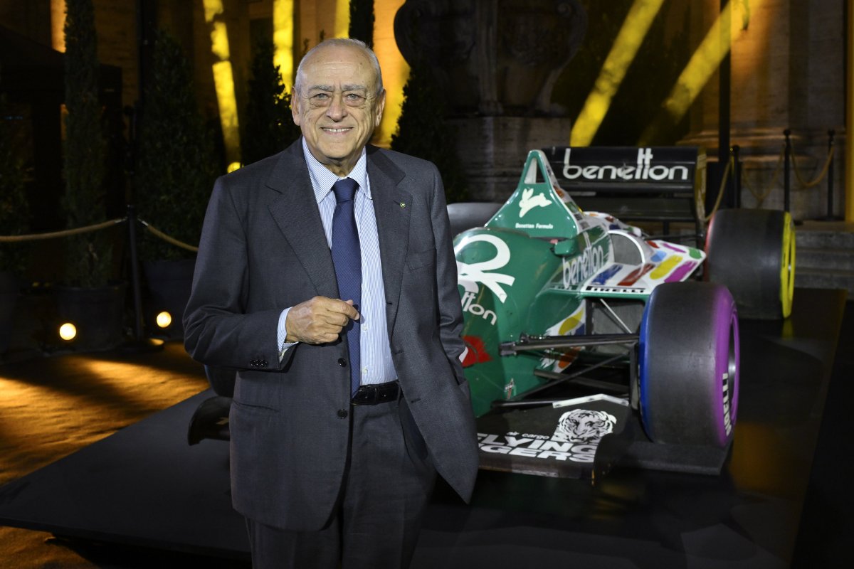 Francesco Gaetano Caltagirone alla presentazione di Benetton Formula Francesco Gaetano Caltagirone alla presentazione di Benetton Formula