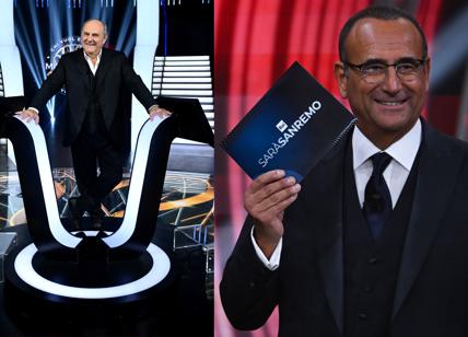 Ascolti tv, Il Milionario di Scotti perde spettatori (ma vince), Sarà Sanremo flop. Fazio mette la freccia, Ranucci sorpassato - Top e Flop