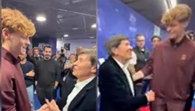 Non solo Alcaraz, Sinner spiazza anche Gianni Morandi dopo la finale: “Ti voglio bene”. VIDEO