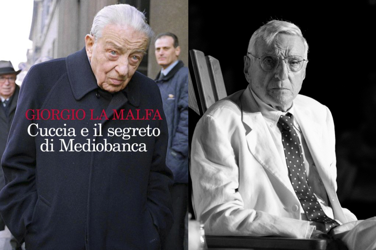 copertina libro "Cuccia e il segreto di Mediobanca" di Giorgio La Malfa copertina libro "Cuccia e il segreto di Mediobanca" di Giorgio La Malfa