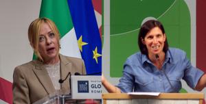 Giorgia Meloni e Elly Schlein