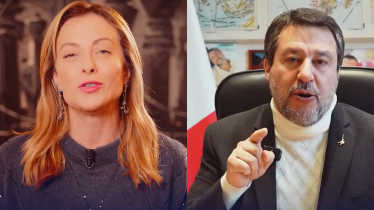 Giorgia Meloni e Matteo Salvini Giorgia Meloni e Matteo Salvini