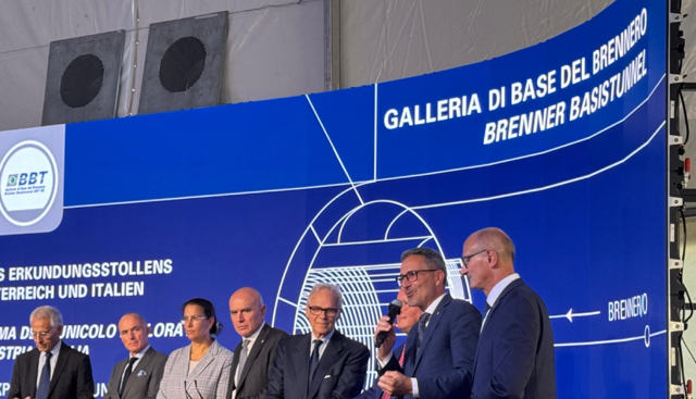 Gruppo FS, RFI: abbattuto oggi il diaframma nel cunicolo esplorativo della Galleria di Base del Brennero