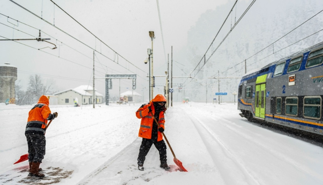 Gruppo FS, RFI: operativo su tutta la rete ferroviaria nazionale il Piano Neve e Gelo