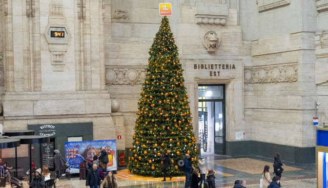 GRS e IlMeteo.it accendono il Natale nelle grandi stazioni italiane con gli Alberi dei Desideri