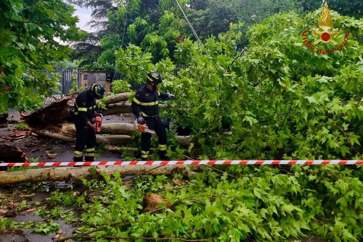 Maltempo anche nella Bergamasca: a Treviglio allagato un sottopasso