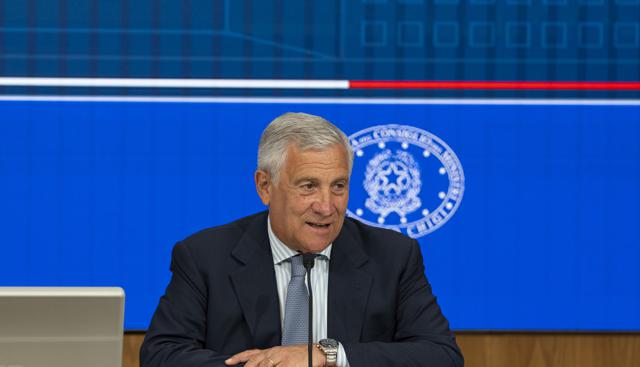 Antonio Tajani, Vicepresidente del Consiglio e ministro degli Affari  Esteri