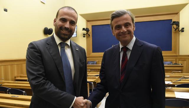 Luigi Marattin e Carlo Calenda