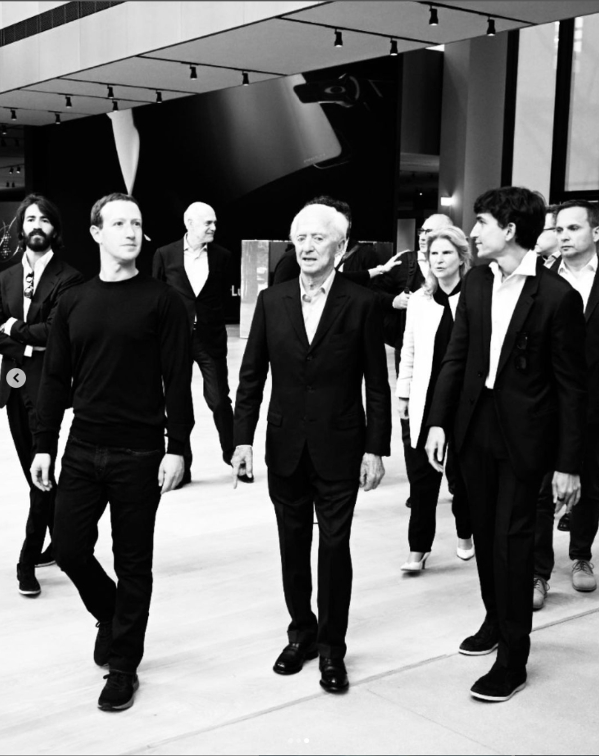 Mark Zuckerberg, Leonardo Del Vecchio e Rocco Basilico