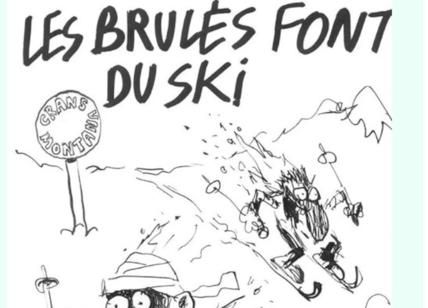 Charlie Hebdo provoca anche sui ragazzi di Crans Montana. La vignetta degli "ustionati che sciano" fa infuriare il web