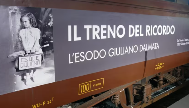 Foibe, dal 10 febbraio al 1 marzo torna "Il treno del ricordo"
