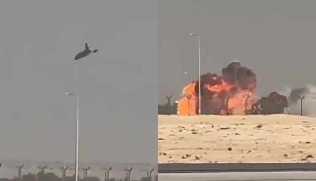 India, jet da combattimento si schianta durante un'esibizione. Il video completo