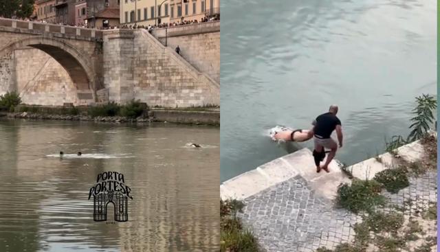 Roma, fugge dai carabinieri e si tuffa nel Tevere: inseguimento surreale a Ponte Sisto