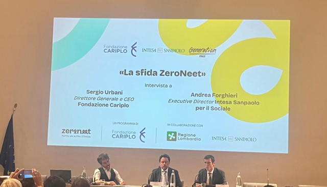Intesa Sanpaolo, Fondazione Cariplo e Generation Italy: al via il progetto “ZeroNeet” per il futuro dei giovani