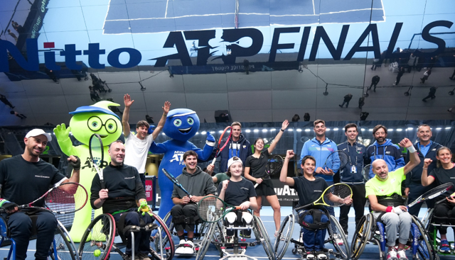 Intesa Sanpaolo: il tennis inclusivo protagonista alle Nitto ATP Finals con lâ€™esibizione di wheelchair tennis