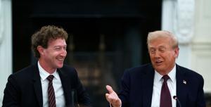 Zuckerberg, Trump, Casa Bianca