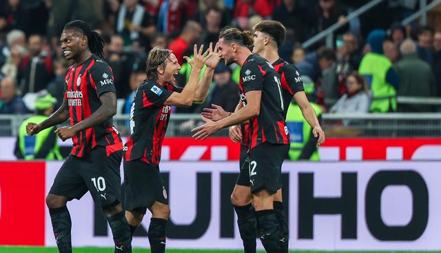 Modric, Rabiot e Leao - foto Lapresse Modric, Rabiot e Leao - foto Lapresse