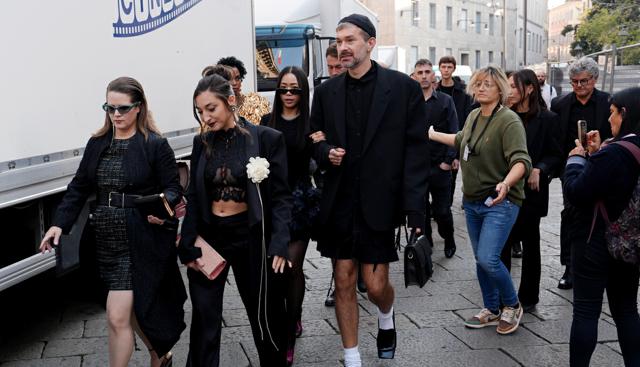 Milano, riprese del film Il Diavolo Veste Prada 2 Milano, riprese del film Il Diavolo Veste Prada 2