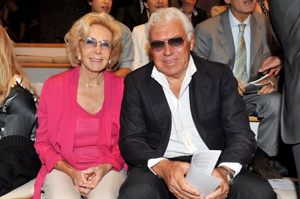 Nicola Pietrangeli con ultima moglie Paola Nicola Pietrangeli con ultima moglie Paola