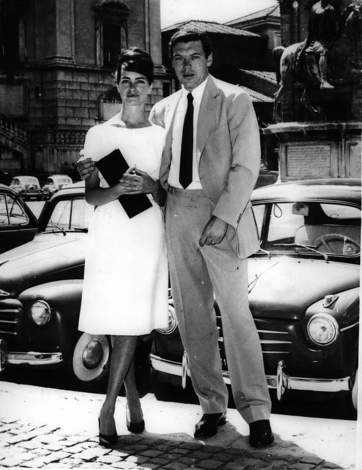 Nicola Pietrangeli con la moglie Susanna Nicola Pietrangeli con la moglie Susanna