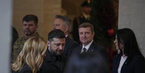 Volodymir Zelensky e Giorgia Meloni
